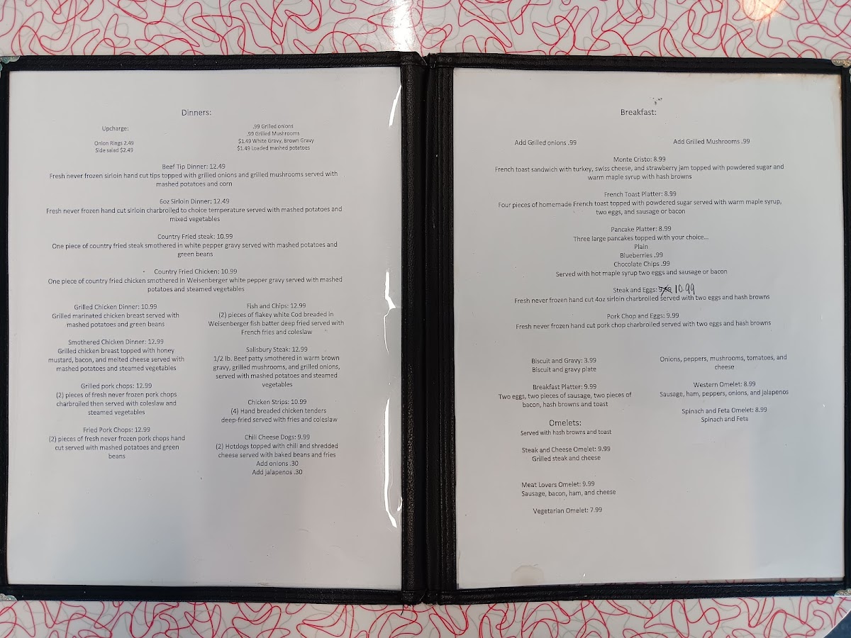 Main Street Diner Menu - Image 2
