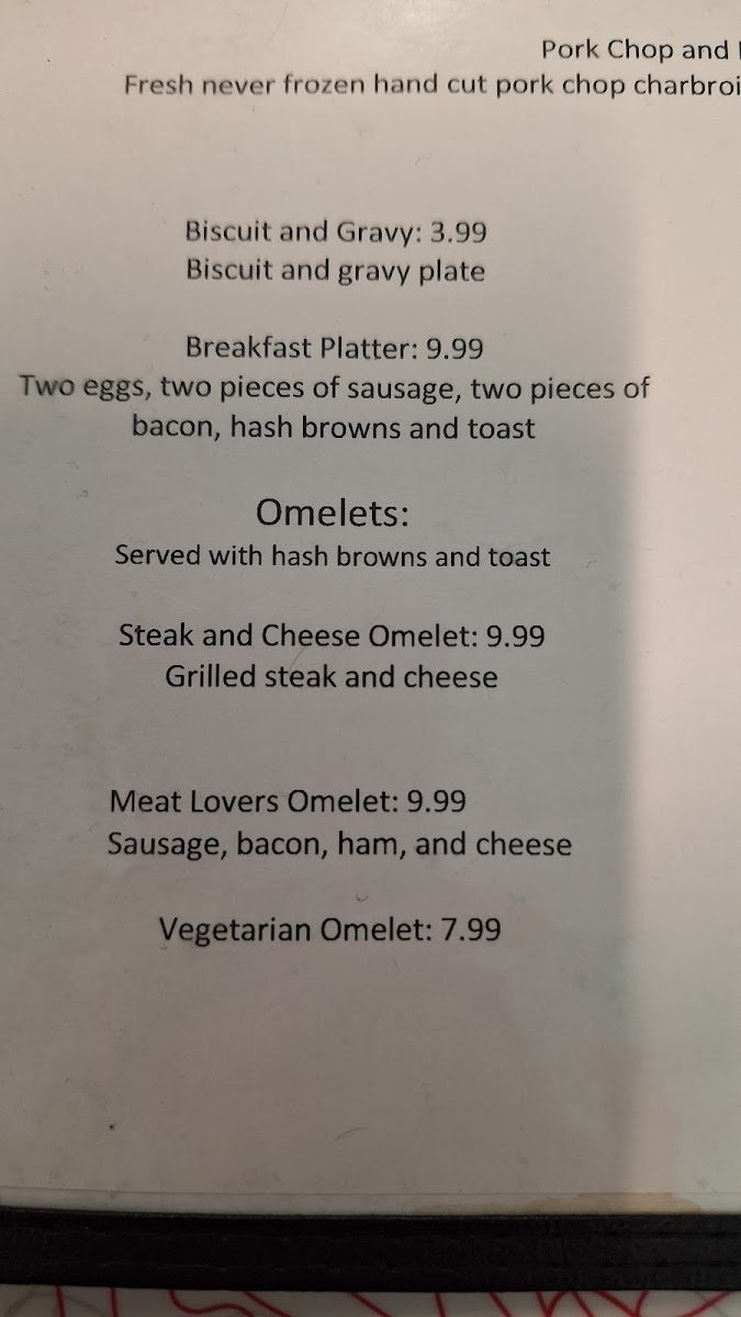 Main Street Diner Menu - Image 3