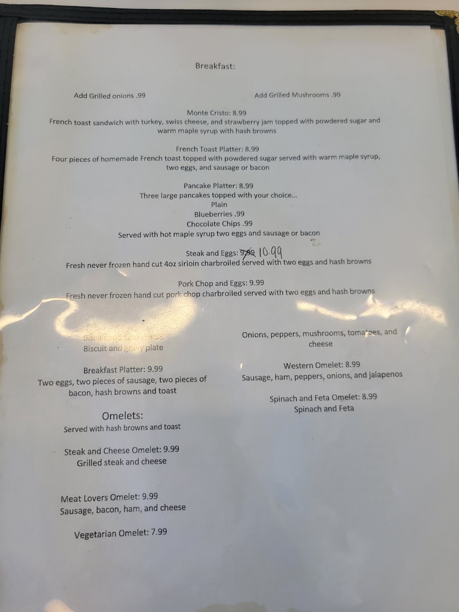 Main Street Diner Menu - Image 4
