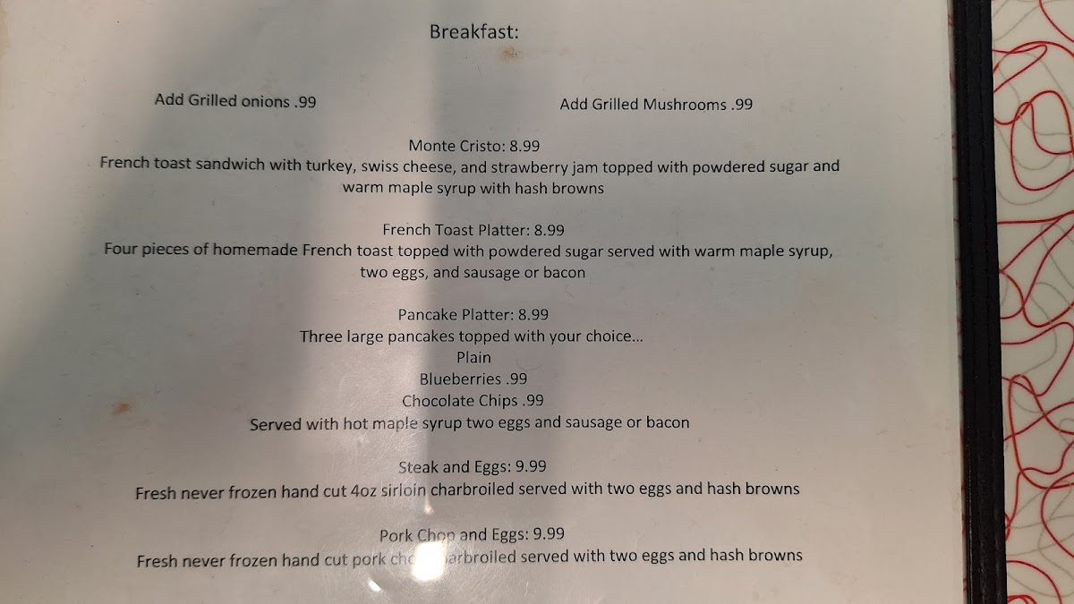 Main Street Diner Menu - Image 5